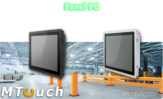 MTouch Operatorski Panel Przemyslowy MobiBOX IP65 1037U 10.4 Komputer panelowy Panel PC  Przemysowy komputer panelowy Ekran pojemnociowy capacitive wywietlacz 10 cali mobilator.pl New Portable Devices Windows RS-232 COM VGA HDMI Intel Celeron 